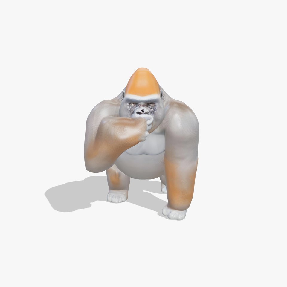 Realistic Gorilla model pack